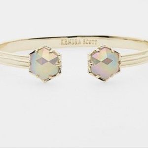 Kendra Scott Arden Cuff Bracelet clear iridescent